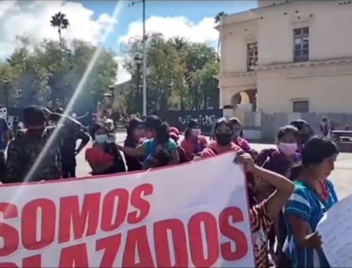 Protesta en Chiapas