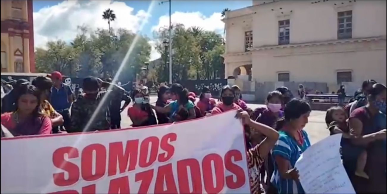 Protesta en Chiapas