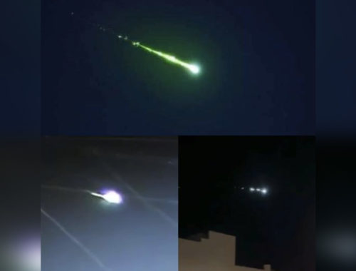 Avistan meteorito por cielo guanajuatense