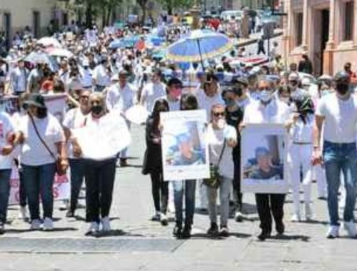 Marcha en Zacatecas